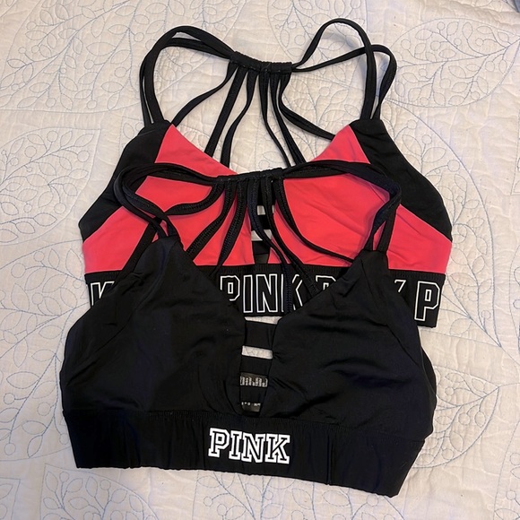NWOT VS PINK Ultimate Sports Bra Bundle ~ Small - Picture 1 of 3